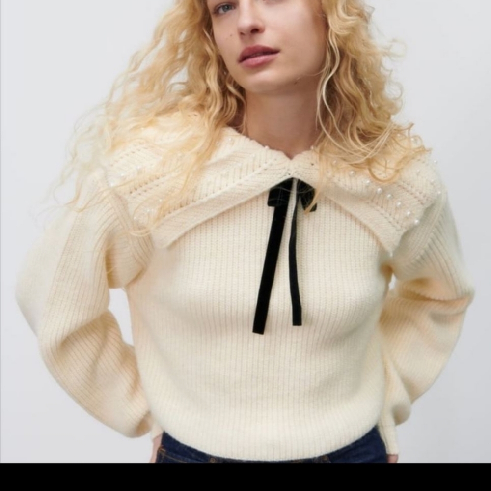 Zara cream sweater